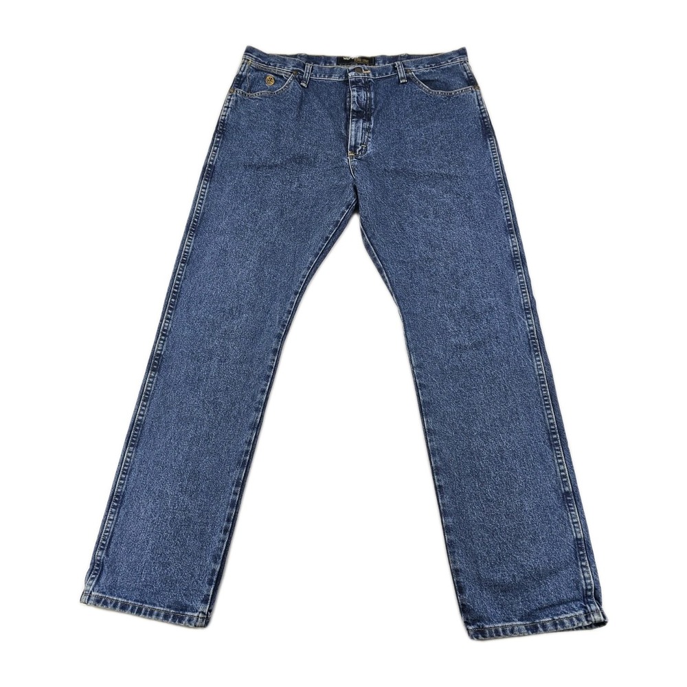 Wrangler Men's George Strait Collection 38x34 Cowboy Cut Blue Jeans 1013MGSHD